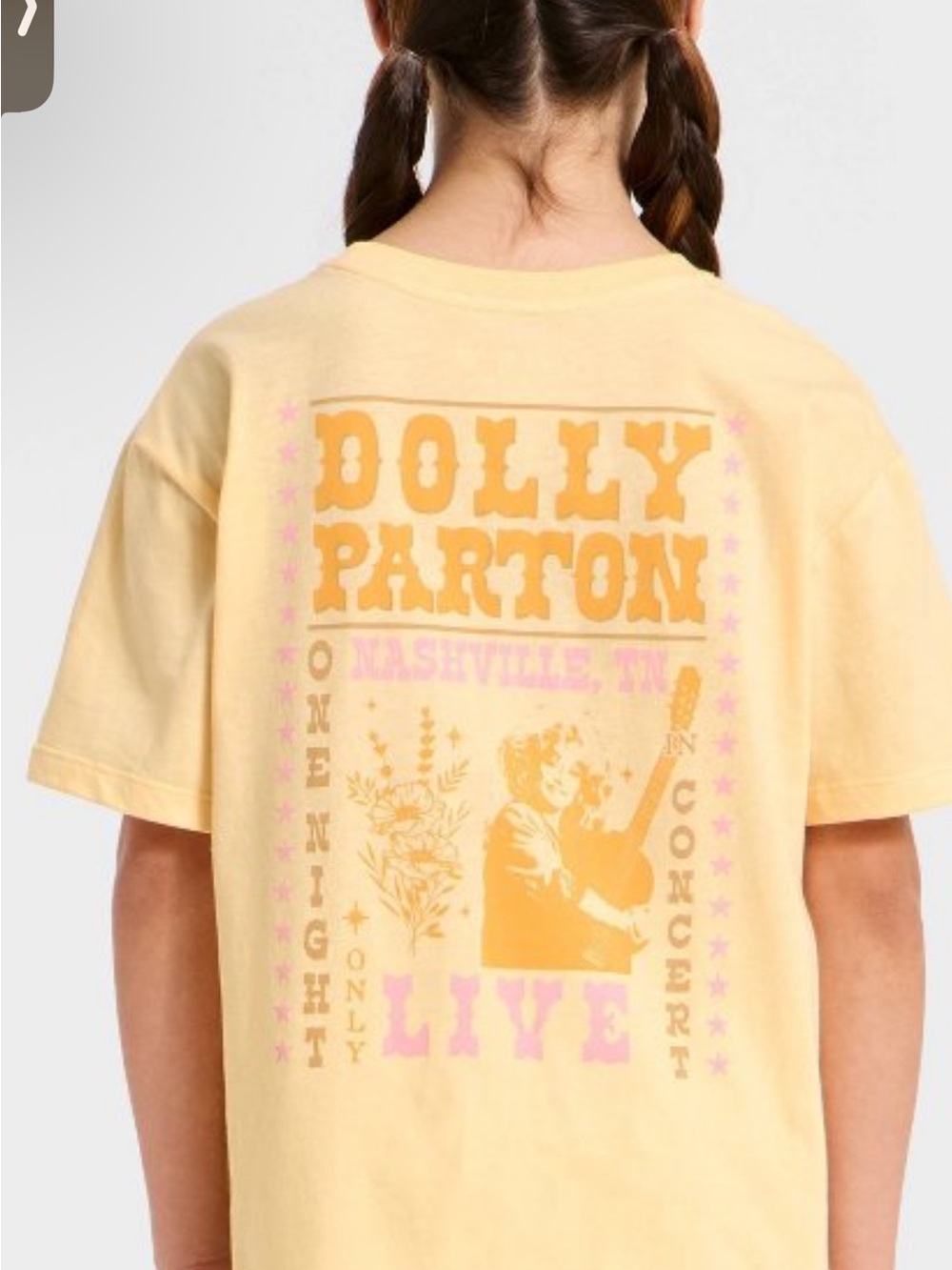 Girls’ Dolly Parton Oversized Graphic T-Shirt